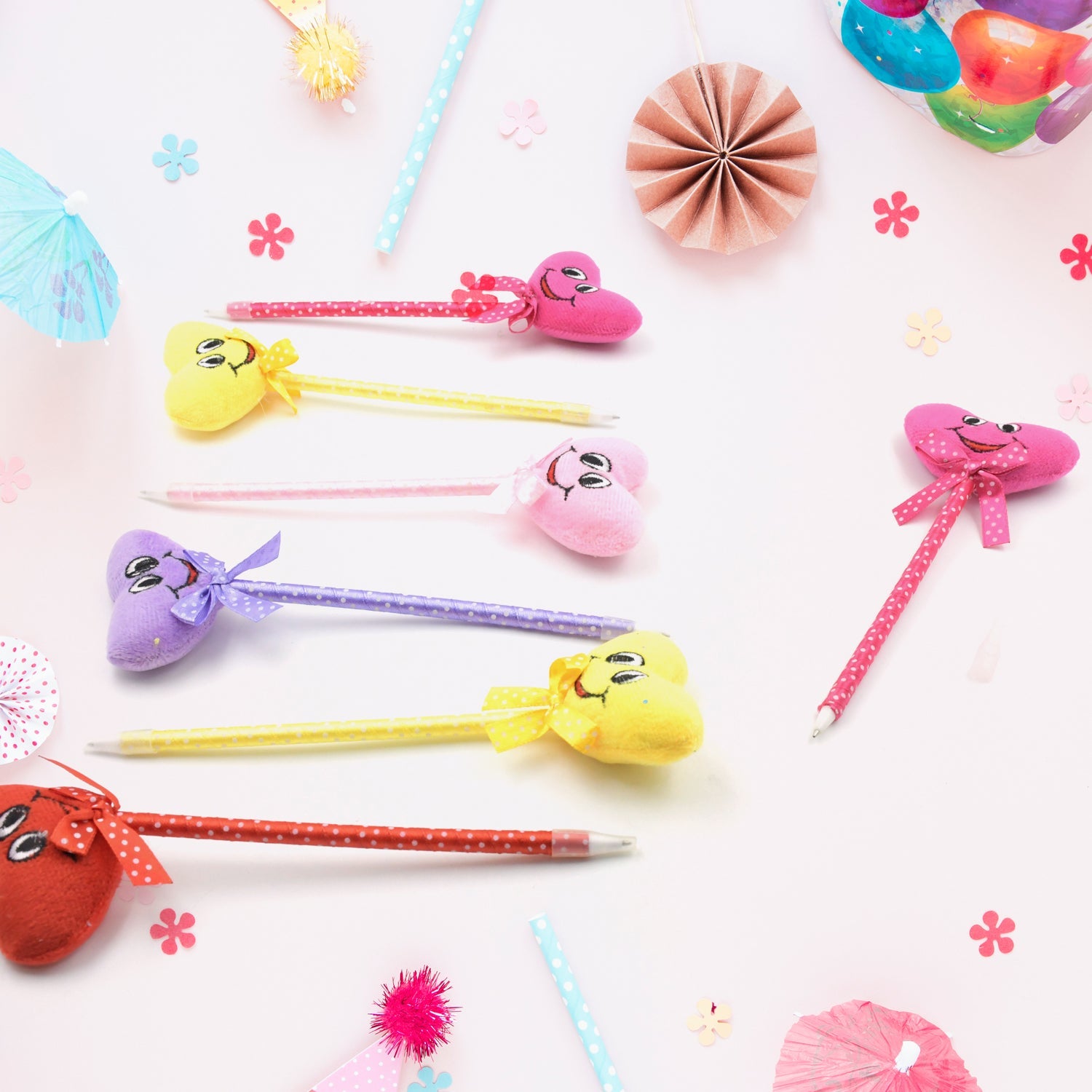 4292 Cute Cartoon Shape & Heart Design Facy Writting Pen Attached Rattle | Ball Pen Smooth Writing For Wedding , Events & Multiuse Pen Best Pen l Use for Kids (12 Pcs Set Mix Design & Color) 4292 Cute Cartoon Shape & Heart Design Facy Writting Pen Attached Rattle | Ball Pen Smooth Writing For Wedding , Events & Multiuse Pen Best Pen l Use for Kids (12 Pcs Set Mix Design & Color)